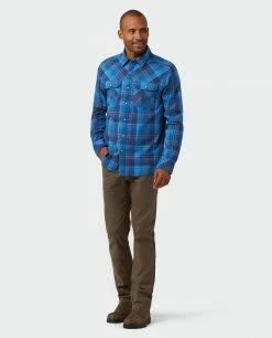 Stio Men's Hayden Shirt 42 Stio Men's Hayden Shirt -Stio Online Store M Hayden Shirt Alpine Lake Plaid 4