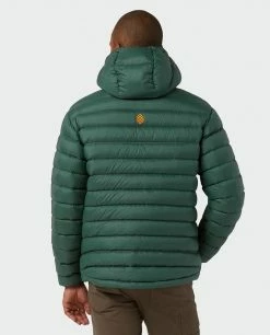 Stio Men's Hometown Down Hooded Jacket -Stio Online Store M Hometown Down Hooded Jacket Treeline Green 5