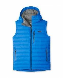 Stio Men's Hometown Down Hooded Vest -Stio Online Store M Hometown Down Hooded Vest Alpine Blue