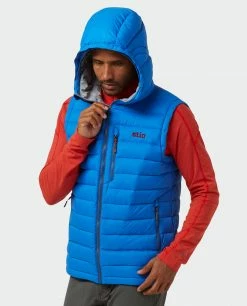 Stio Men's Hometown Down Hooded Vest -Stio Online Store M Hometown Down Hooded Vest Alpine Lake 3