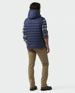 Stio Men's Hometown Down Hooded Vest -Stio Online Store M Hometown Down Hooded Vest Mulberry 5