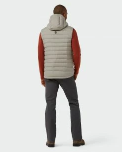 Stio Men's Hometown Down Hooded Vest -Stio Online Store M Hometown Down Hooded Vest Talus 6
