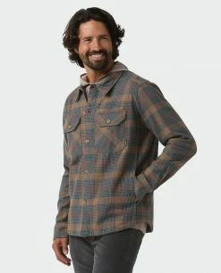 Stio Men's Hutkeeper Flannel Shirt -Stio Online Store M Hutkeeper Flannel Shirt Bourbon Plaid 2