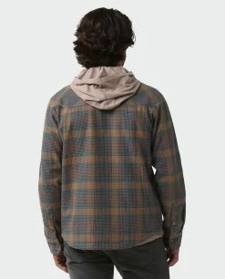 Stio Men's Hutkeeper Flannel Shirt -Stio Online Store M Hutkeeper Flannel Shirt Bourbon Plaid 3