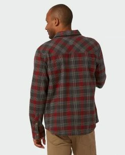 Stio Men's Hutkeeper Flannel Shirt -Stio Online Store M Hutkeeper Flannel Shirt Magnet Plaid 3