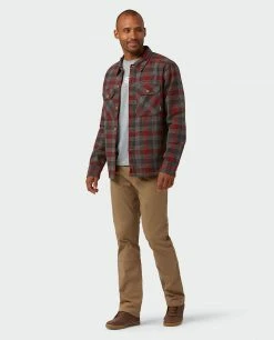 Stio Men's Hutkeeper Flannel Shirt -Stio Online Store M Hutkeeper Flannel Shirt Magnet Plaid 4