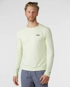 Stio Men's Hylas Crew LS 34 Stio Men's Hylas Crew LS -Stio Online Store M Hylas Crew LS Honey Dew 1