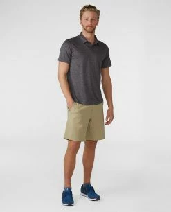 Stio Men's Icefloe Tech Polo SS -Stio Online Store M Icefloe Tech Polo Scorched Rock 3