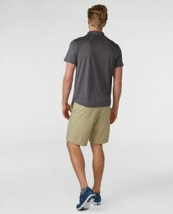 Stio Men's Icefloe Tech Polo SS -Stio Online Store M Icefloe Tech Polo Scorched Rock 4