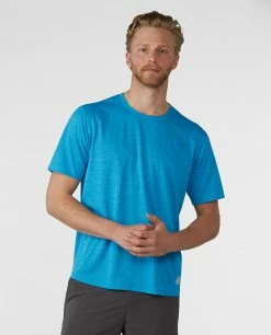 Stio Men's Icefloe Tech Tee SS -Stio Online Store M Icefloe Tech Tee SS Rapid Blue 1