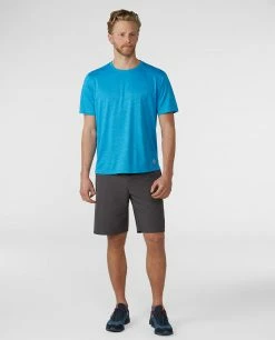 Stio Men's Icefloe Tech Tee SS -Stio Online Store M Icefloe Tech Tee SS Rapid Blue 3