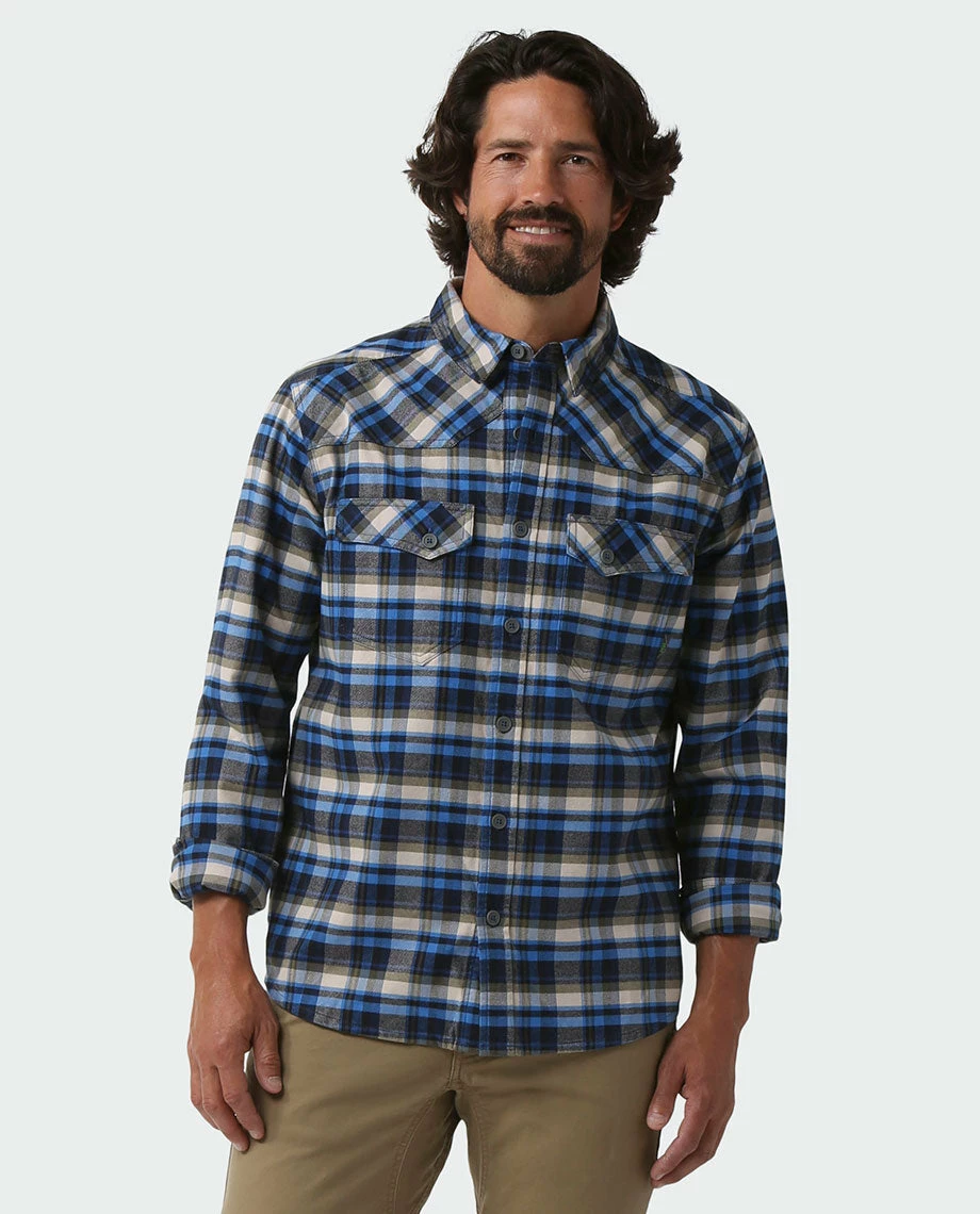 Stio Men's Junction Midweight Flannel Shirt 19 Stio Men's Junction Midweight Flannel Shirt - Image 19