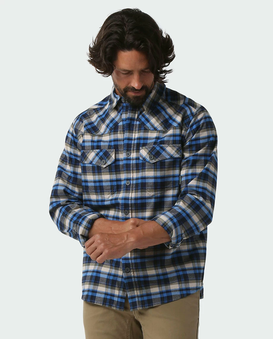 Stio Men's Junction Midweight Flannel Shirt 21 Stio Men's Junction Midweight Flannel Shirt - Image 21