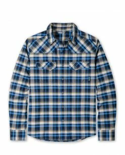 Stio Men's Junction Midweight Flannel Shirt 47 Stio Men's Junction Midweight Flannel Shirt -Stio Online Store M Junction Midweight Flannel Shirt Alpine Lake Plaid