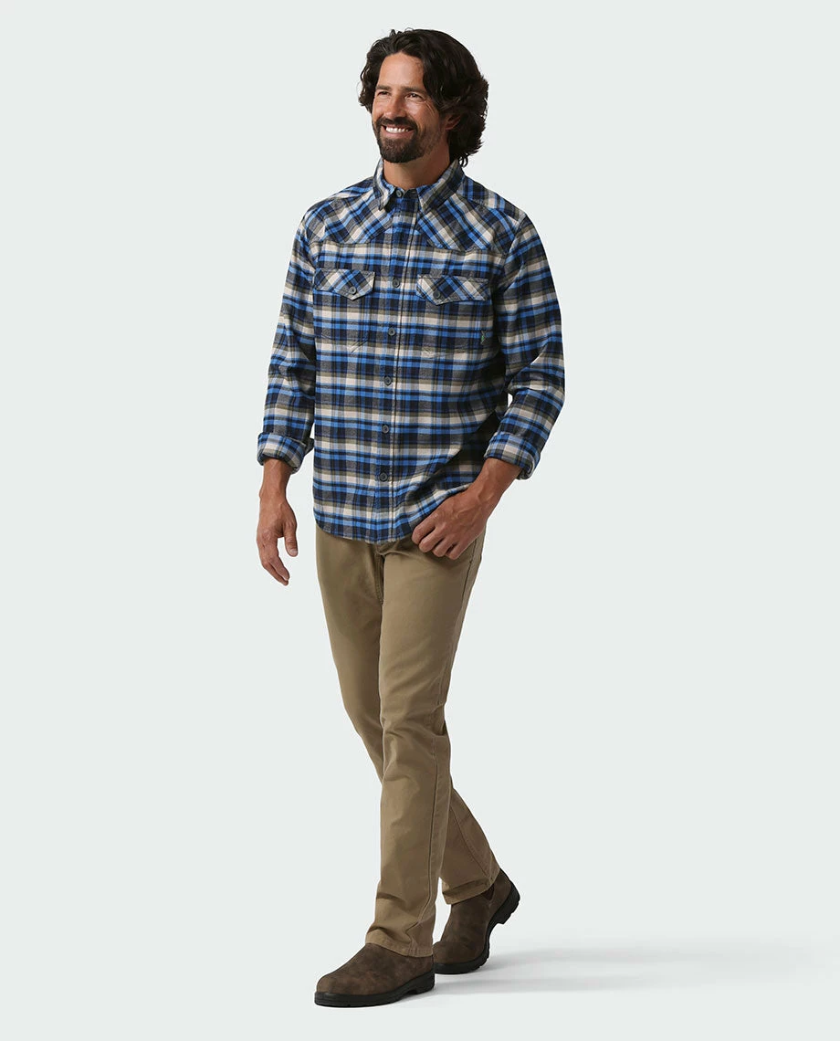 Stio Men's Junction Midweight Flannel Shirt 22 Stio Men's Junction Midweight Flannel Shirt - Image 22