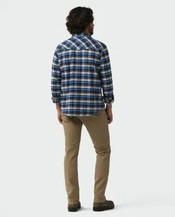 Stio Men's Junction Midweight Flannel Shirt 52 Stio Men's Junction Midweight Flannel Shirt -Stio Online Store M Junction Midweight Flannel Shirt Alpine Lake Plaid 5