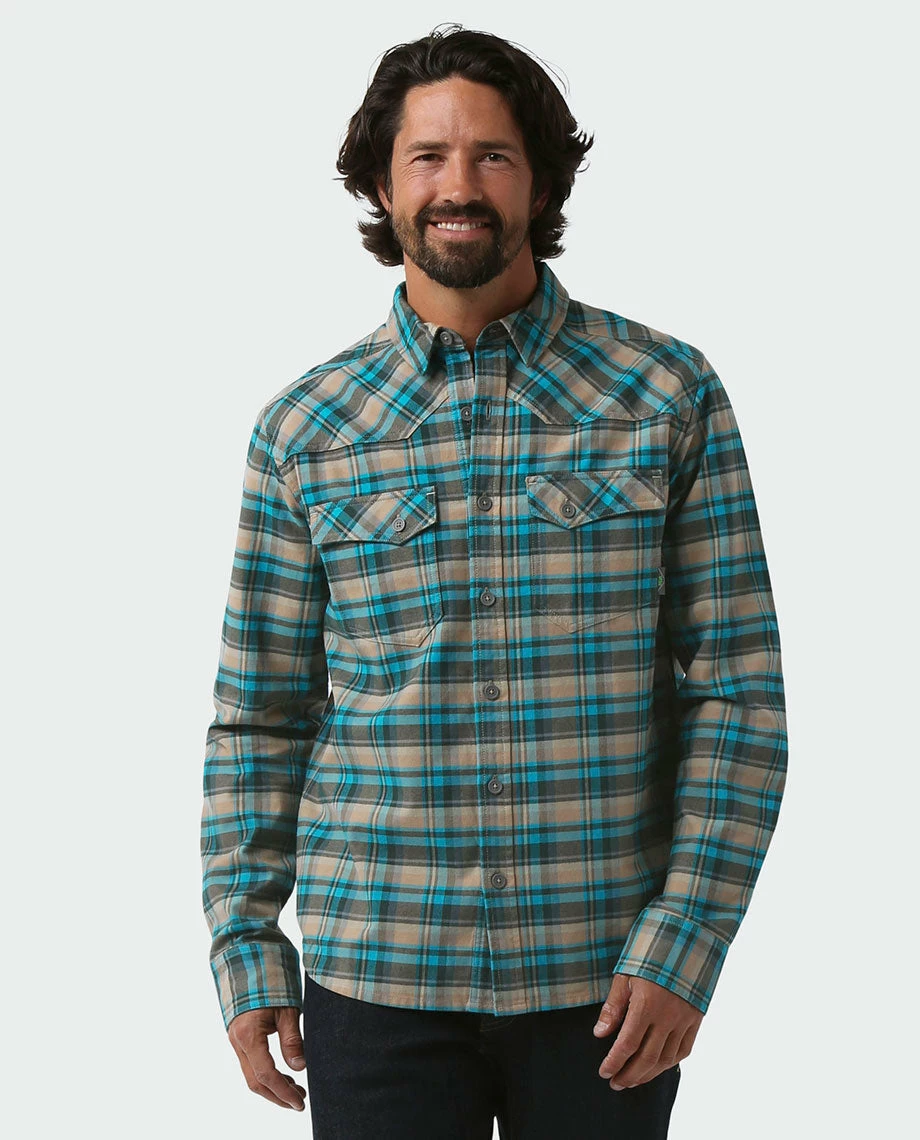 Stio Men's Junction Midweight Flannel Shirt 2 Stio Men's Junction Midweight Flannel Shirt - Image 2