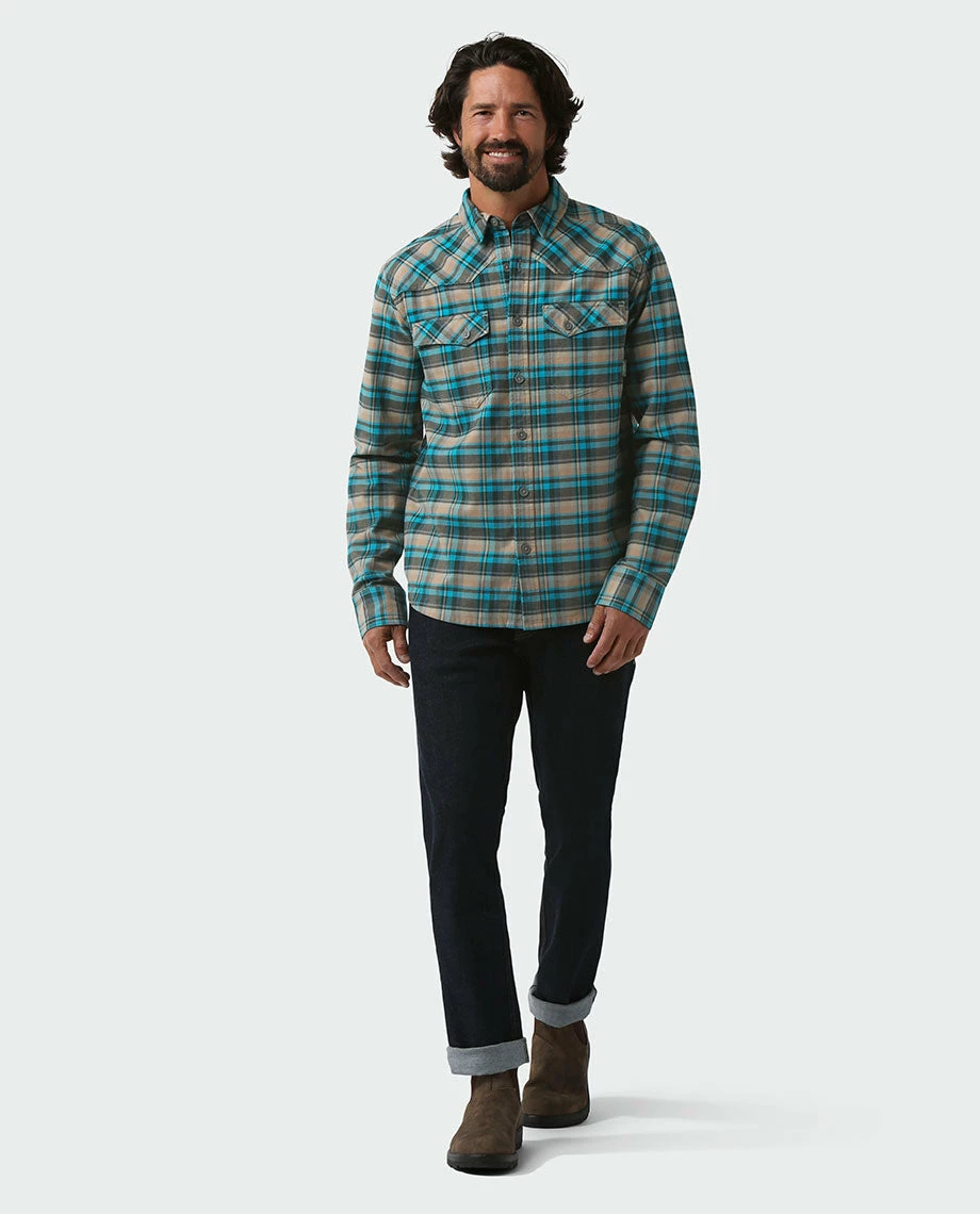 Stio Men's Junction Midweight Flannel Shirt 5 Stio Men's Junction Midweight Flannel Shirt - Image 5