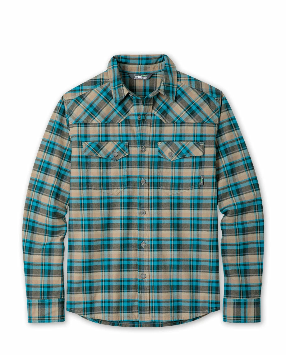 Stio Men's Junction Midweight Flannel Shirt 1 Stio Men's Junction Midweight Flannel Shirt