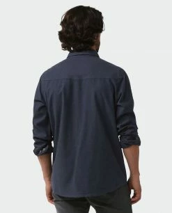 Stio Men's Junction Midweight Flannel Shirt 44 Stio Men's Junction Midweight Flannel Shirt -Stio Online Store M Junction Midweight Flannel Shirt Mountain Shadow Heather 3