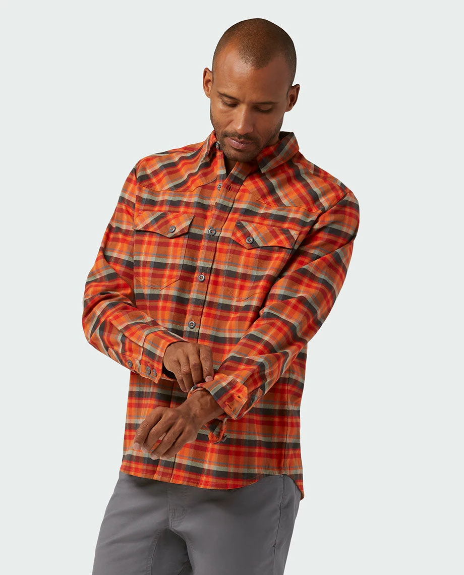 Stio Men's Junction Midweight Flannel Shirt 10 Stio Men's Junction Midweight Flannel Shirt - Image 10