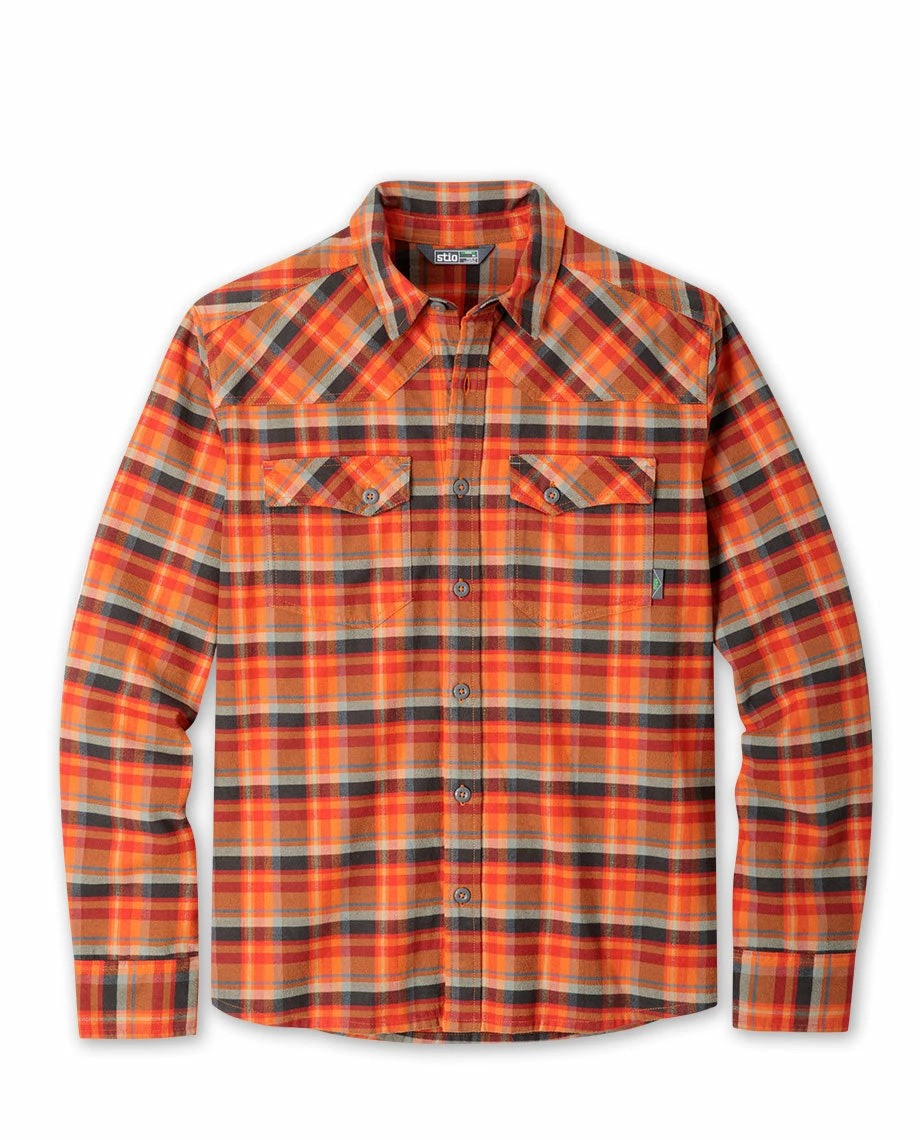 Stio Men's Junction Midweight Flannel Shirt 7 Stio Men's Junction Midweight Flannel Shirt - Image 7