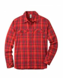 Stio Men's Lone Tree Shirt -Stio Online Store M Lone Tree Shirt Oxblood