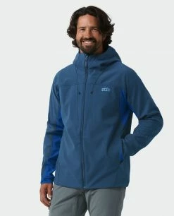 Stio Men's Millibar WINDSTOPPER® Hooded Jacket -Stio Online Store M Millibar Windstopper Hooded Jacket Mountain Shadow 1