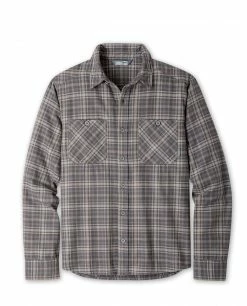 Stio Men's Miter Lightweight Flannel Shirt 38 Stio Men's Miter Lightweight Flannel Shirt -Stio Online Store M Miter Lightweight Flannel Shirt Basalt Plaid