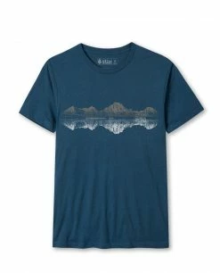 Stio Men's Mountain Mirror Tee -Stio Online Store M Mountain Mirror Tee Steal Blue Heather 7fe16d1d 0765 4905 8108 71a8a6d701f4
