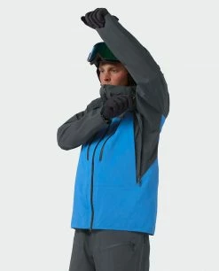 Stio Men's Objective Pro Jacket -Stio Online Store M Objective Pro Jacket Basalt Alpine Lake 4