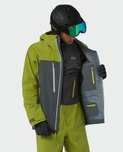 Stio Men's Objective Pro Jacket -Stio Online Store M Objective Pro Jacket Forest Olive Basalt 3