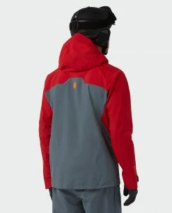 Stio Men's Objective Pro Jacket -Stio Online Store M Objective Pro Jacket Risk Red Stormy Weather 7