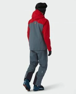 Stio Men's Objective Pro Jacket -Stio Online Store M Objective Pro Jacket Risk Red Stormy Weather 9