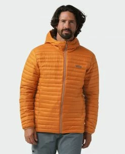 Stio Men's Pinion Down Hooded Jacket -Stio Online Store M Pinion Down Hooded Jacket Bourbon 1