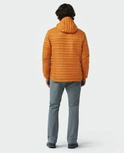 Stio Men's Pinion Down Hooded Jacket -Stio Online Store M Pinion Down Hooded Jacket Bourbon 4