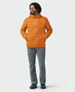 Stio Men's Pinion Down Hooded Jacket -Stio Online Store M Pinion Down Hooded Jacket Bourbon 5