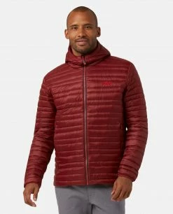 Stio Men's Pinion Down Hooded Jacket -Stio Online Store M Pinion Down Hooded Jacket Roasted Beet 1