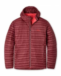 Stio Men's Pinion Down Hooded Jacket -Stio Online Store M Pinion Down Hooded Jacket Roasted Beet