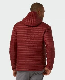 Stio Men's Pinion Down Hooded Jacket -Stio Online Store M Pinion Down Hooded Jacket Roasted Beet 4