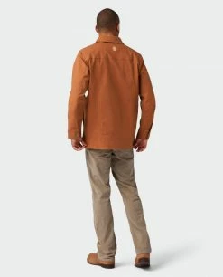 Stio Men's Ralston Canvas Jacket -Stio Online Store M Ralston Canvas Jacket Mud Season 2 Full