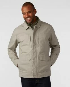 Stio Men's Rivet® Canvas Utility Jacket 22 Stio Men's Rivet® Canvas Utility Jacket -Stio Online Store M Rivet Canvas Utility Jacket Talus 1