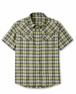 Stio Men's Eddy Shirt SS 45 Stio Men's Eddy Shirt SS -Stio Online Store M SS Eddy Honeydew Plaid