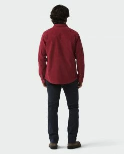 Stio Men's Saratoga Cord Shirt 32 Stio Men's Saratoga Cord Shirt -Stio Online Store M Saratoga Cord Shirt Roasted Beet Plaid 5