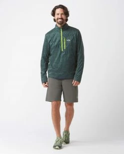 Stio Men's Second Light Pullover -Stio Online Store M Second Light Pullover Treeline Topo 1 Full