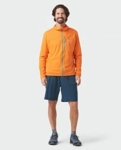 Stio Men's Second Light Windshell -Stio Online Store M Second Light Windshell Orange Peel 1 Full