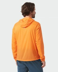 Stio Men's Second Light Windshell -Stio Online Store M Second Light Windshell Orange Peel 4 Top
