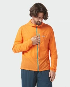 Stio Men's Second Light Windshell -Stio Online Store M Second Light Windshell Orange Peel 5 Top