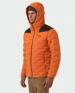 Stio Men's Skillet Stretch Down Hooded Jacket -Stio Online Store M Skillet Stretch Down Hooded Jacket Basecamp Orange 4