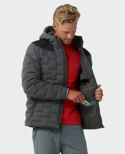 Stio Men's Skillet Stretch Down Hooded Jacket -Stio Online Store M Skillet Stretch Down Hooded Jacket Boundary Black 4